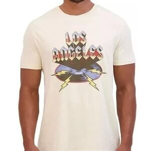 LUCKY BRAND Los Angeles Records Shirt Men's Size M Casual Skater Street NWT‎